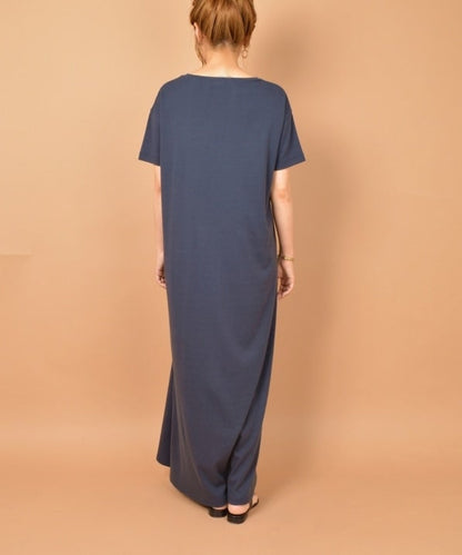 【UVカット】liflattie ships:カットソー ショートスリーブ ワンピース