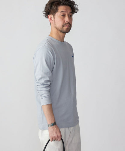 【SHIPS別注】LACOSTE: ガーメントダイ ピケ ロングスリーブ Tシャツ (ロンT)