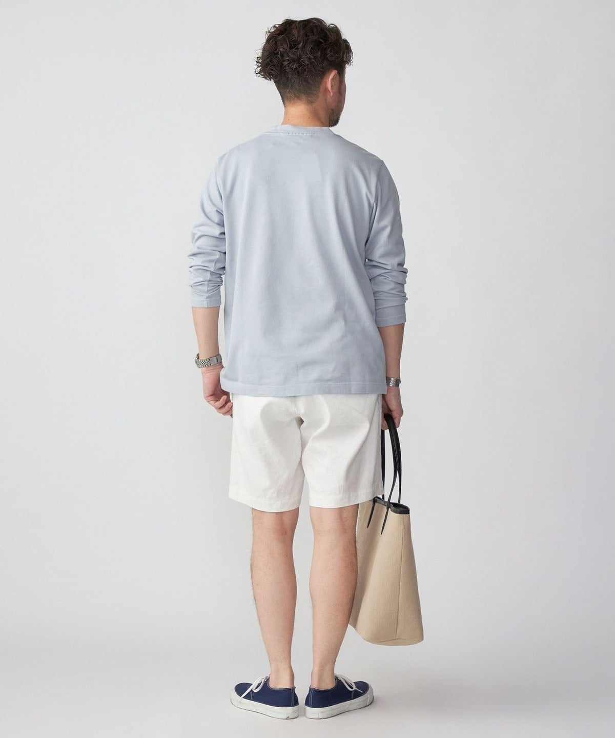 【SHIPS別注】LACOSTE: ガーメントダイ ピケ ロングスリーブ Tシャツ (ロンT)