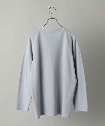 【SHIPS別注】LACOSTE: ガーメントダイ ピケ ロングスリーブ Tシャツ (ロンT)