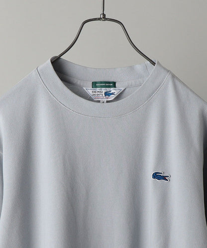 【SHIPS別注】LACOSTE: ガーメントダイ ピケ ロングスリーブ Tシャツ (ロンT)