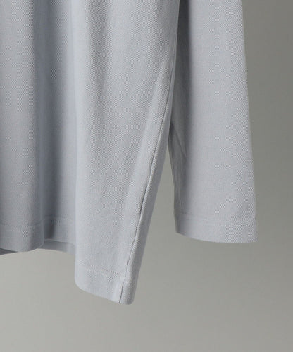 【SHIPS別注】LACOSTE: ガーメントダイ ピケ ロングスリーブ Tシャツ (ロンT)