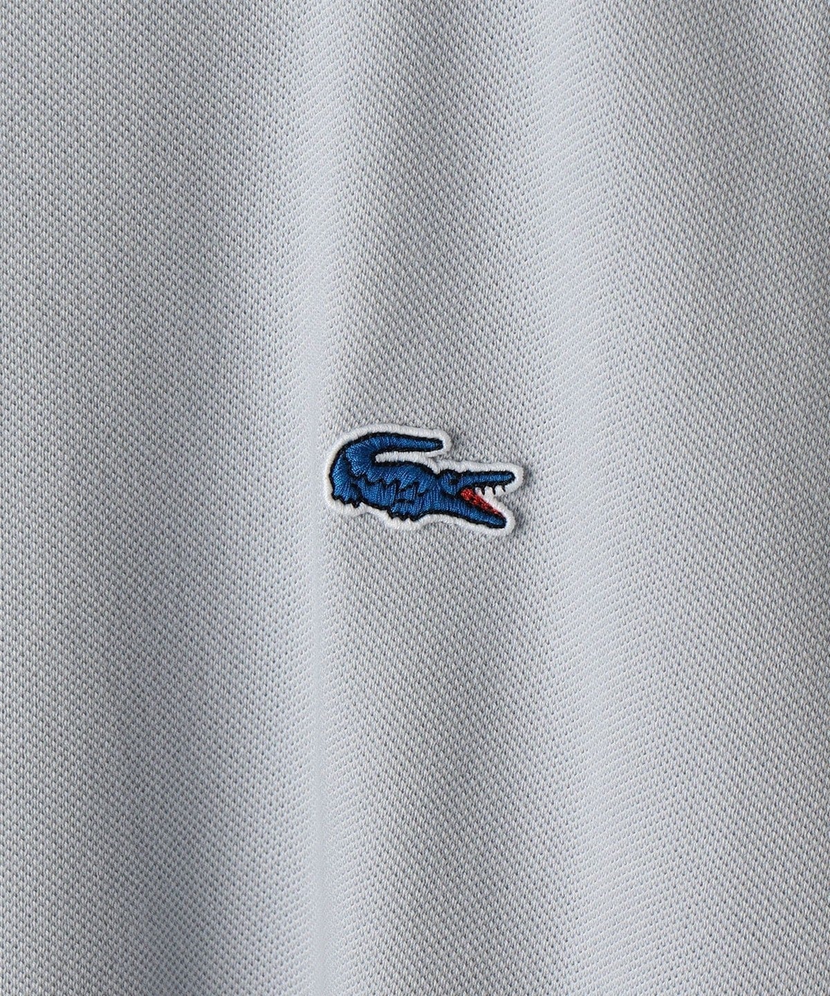【SHIPS別注】LACOSTE: ガーメントダイ ピケ ロングスリーブ Tシャツ (ロンT)