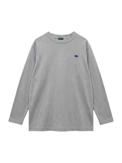 【SHIPS別注】LACOSTE: ガーメントダイ ピケ ロングスリーブ Tシャツ (ロンT)