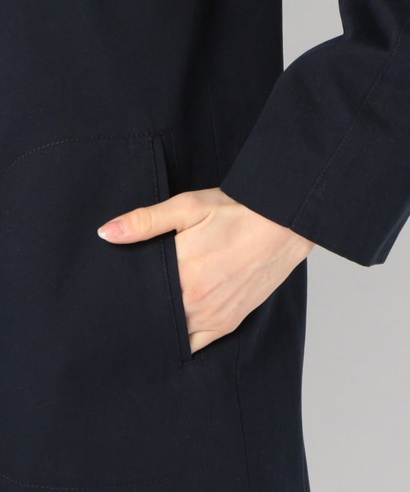 liflattie ships:ノーカラーライナーコート