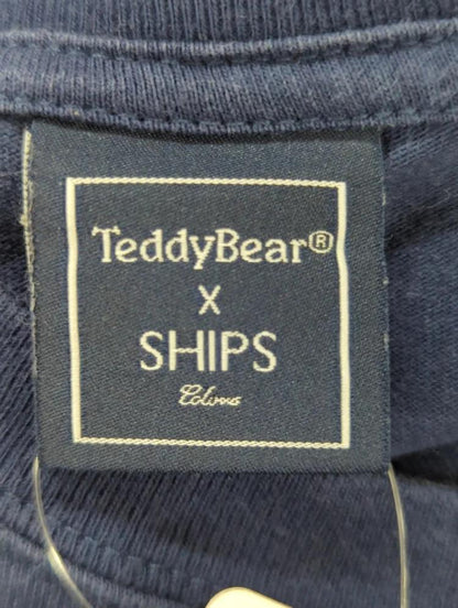SHIPS Colors:TeddyBear(R) ワンポイント ステッチ ロングスリーブ TEE