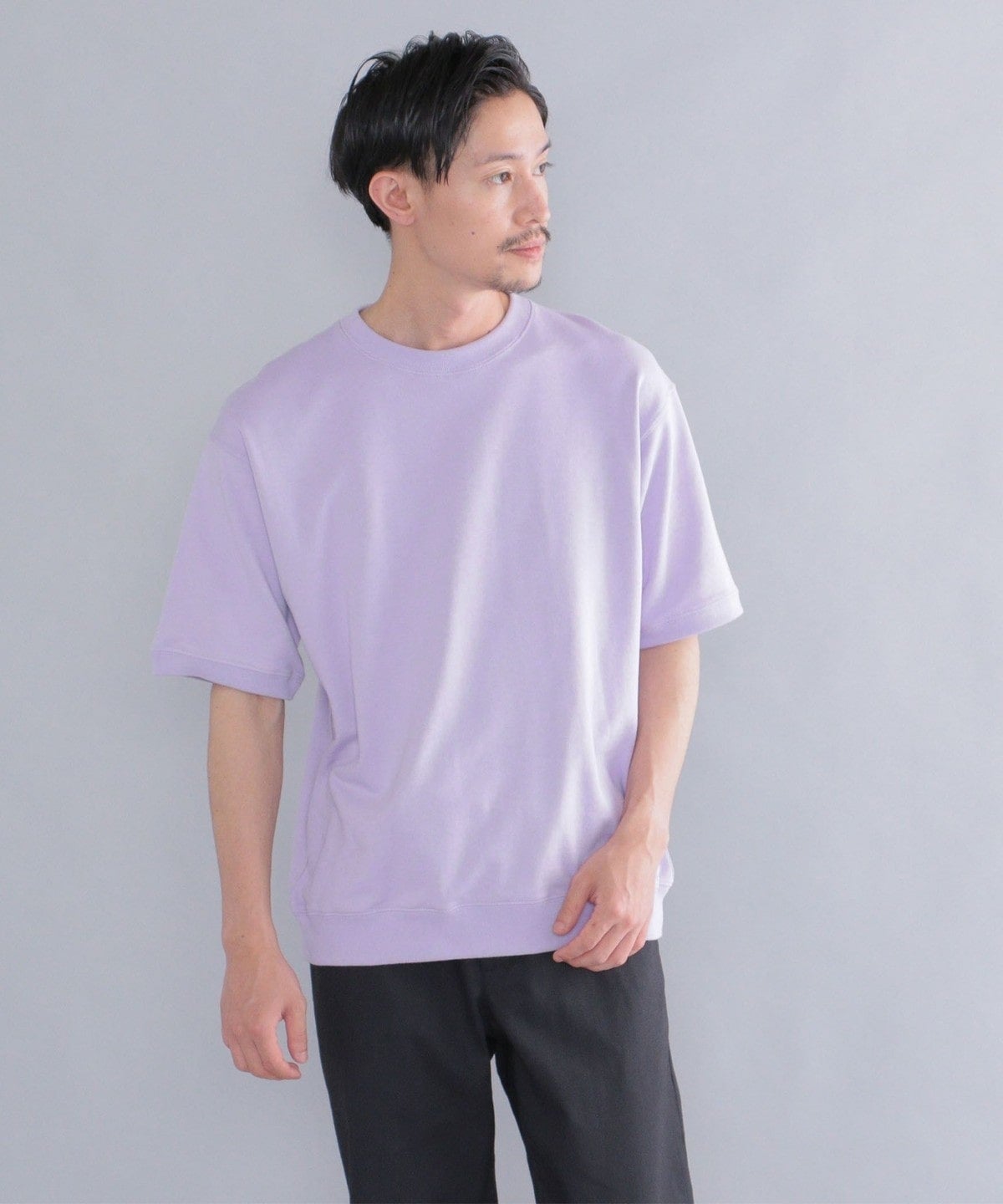 SHIPS: スヴィン コットン スウェット Tシャツ