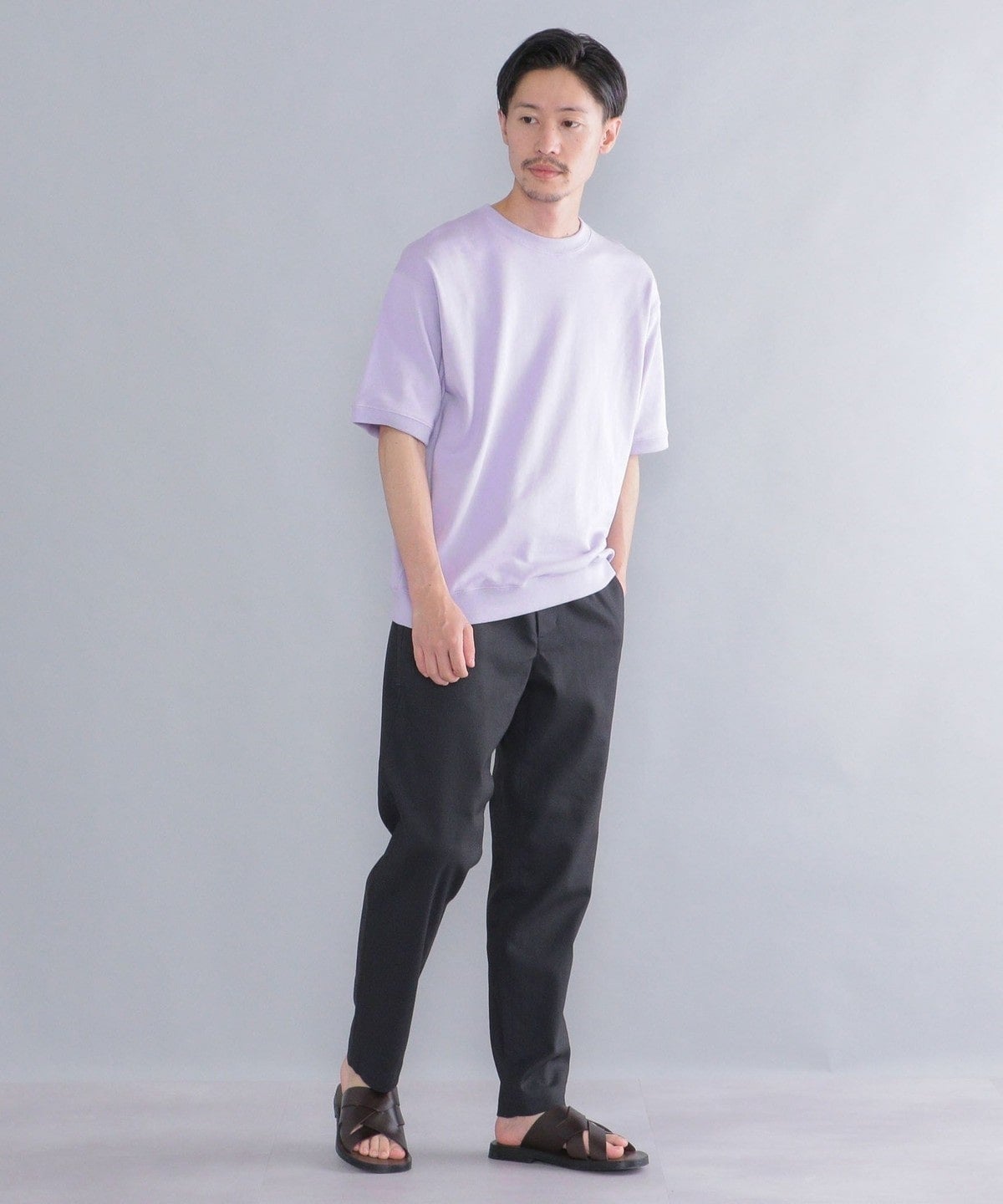 SHIPS: スヴィン コットン スウェット Tシャツ