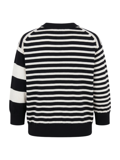 Primary NavyLabel: 〈手洗い可能〉 シーアイランド コットン ボーダー ニット