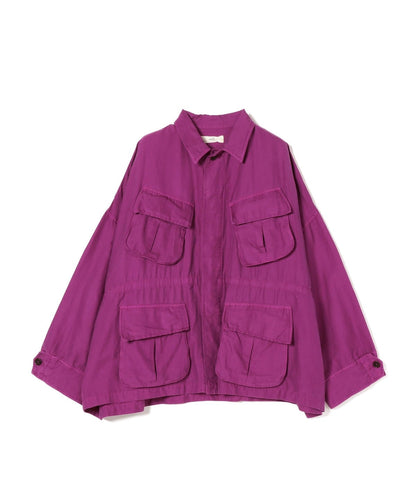 unfil:シルクコットンツイルミリタリージャケット