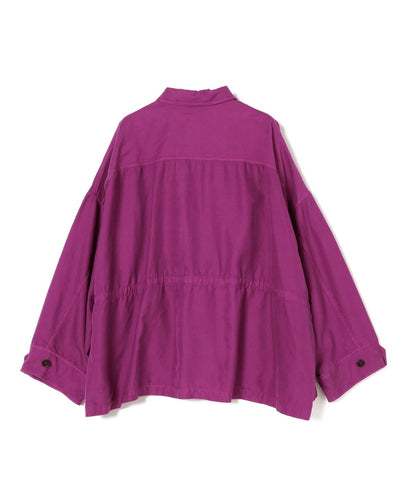 unfil:シルクコットンツイルミリタリージャケット