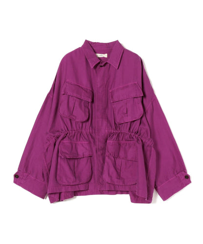 unfil:シルクコットンツイルミリタリージャケット