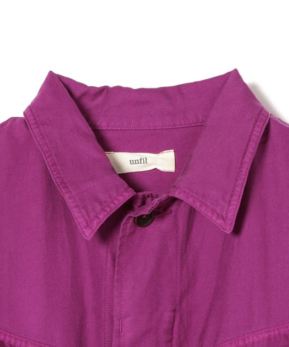 unfil:シルクコットンツイルミリタリージャケット