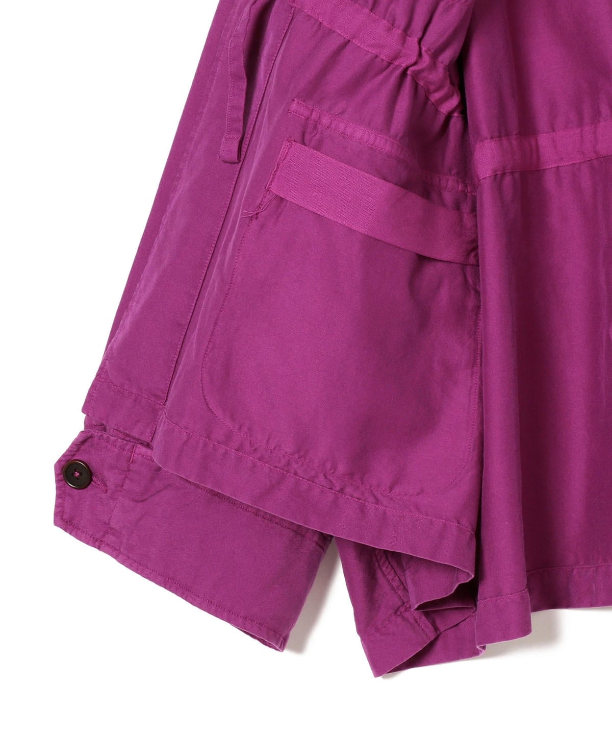 unfil:シルクコットンツイルミリタリージャケット