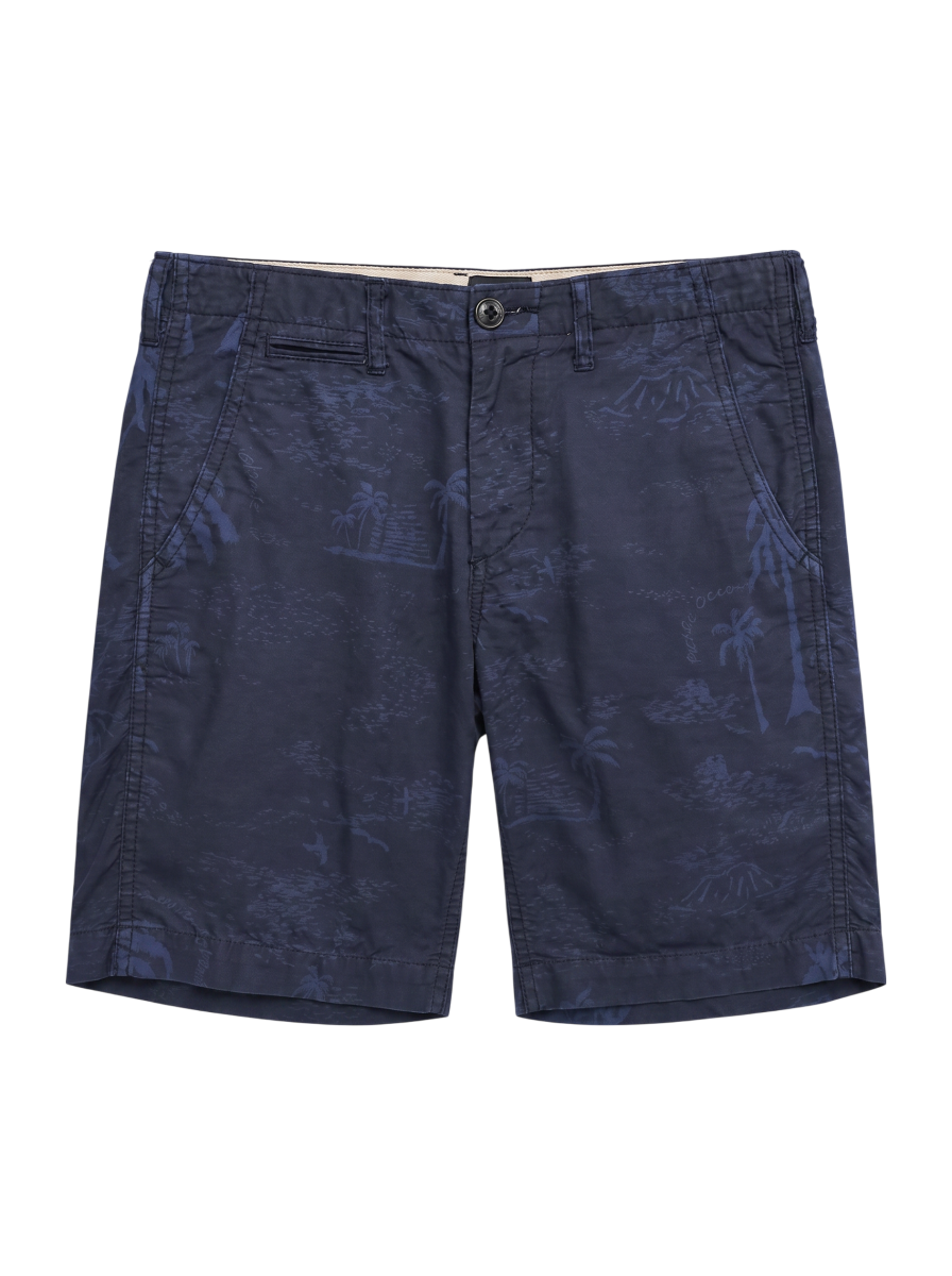 SHIPS:TAPERED SHORTS PRT/MOTIF 78