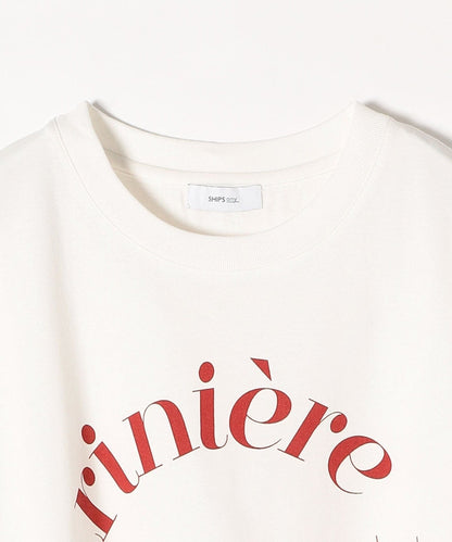 SHIPS any:〈ウォッシャブル〉COMFY ロゴ ロングスリーブ TEE