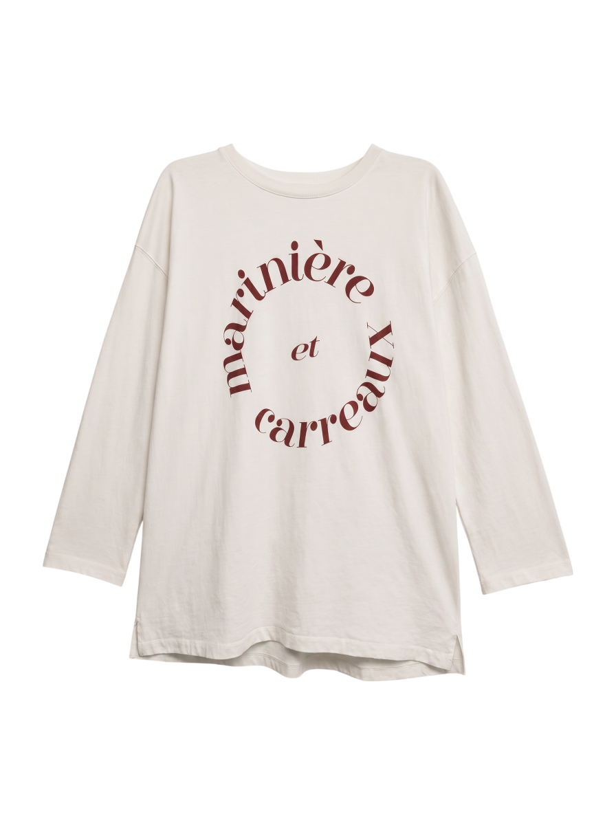 SHIPS any:〈ウォッシャブル〉COMFY ロゴ ロングスリーブ TEE