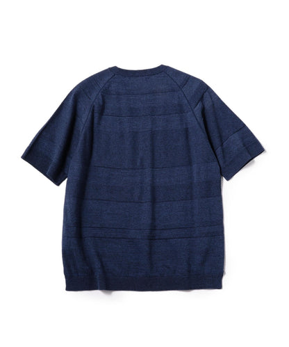 SHIPS: ランダム ボーダー ニット Tシャツ