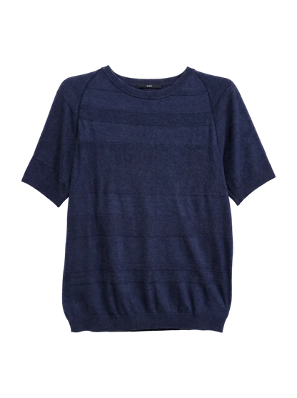 SHIPS: ランダム ボーダー ニット Tシャツ