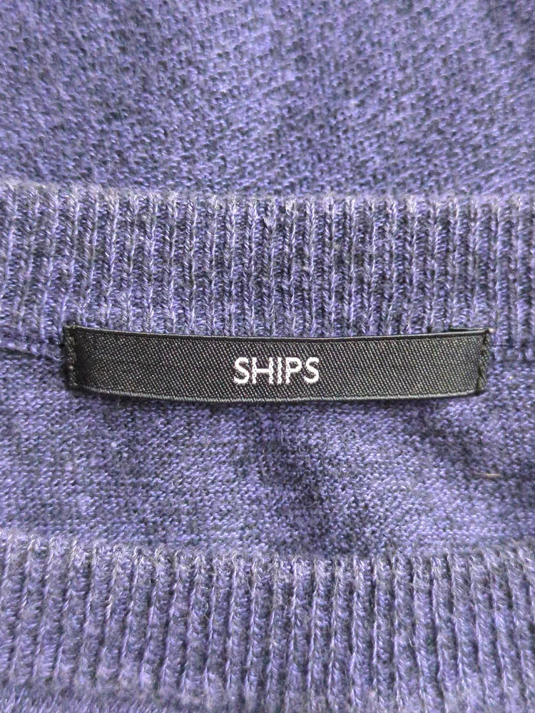 SHIPS: ランダム ボーダー ニット Tシャツ