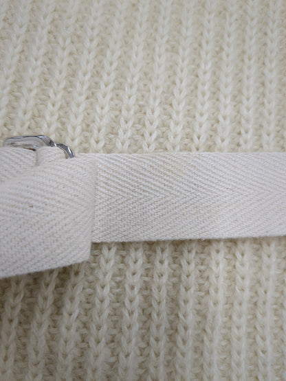 UHR:BACK OPEN HIGHNECK KNIT