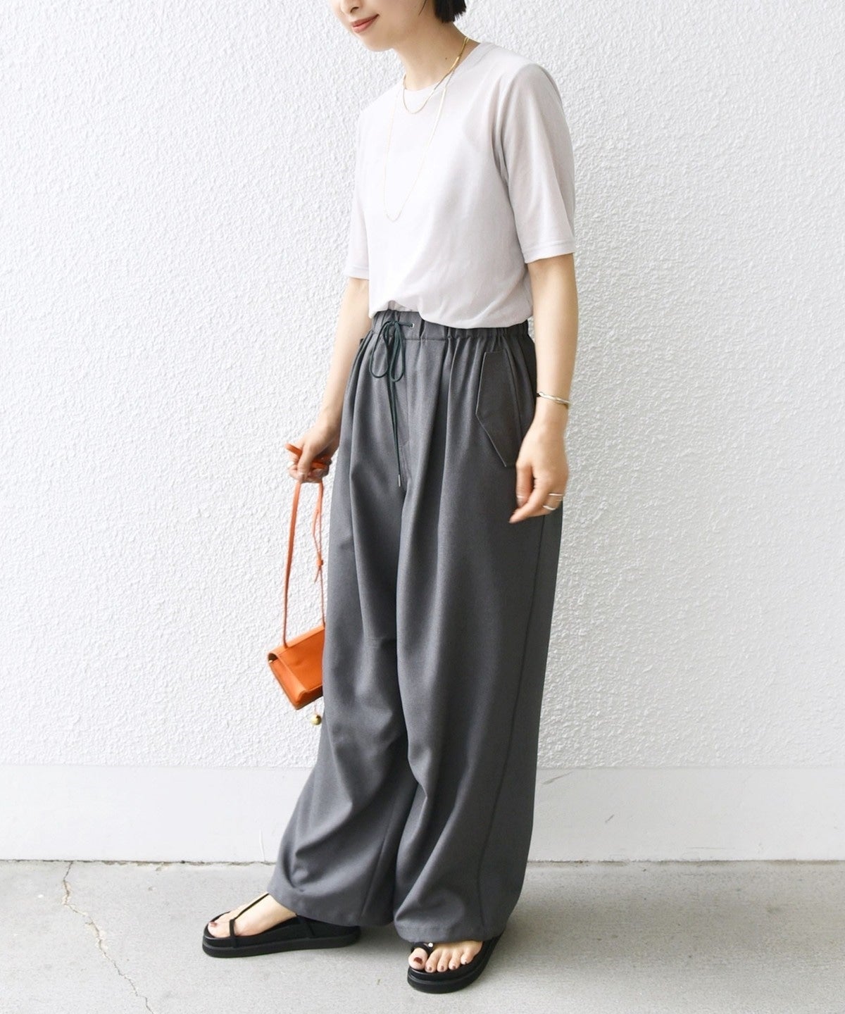 〈手洗い可能〉シアー ショートスリーブ プルオーバー