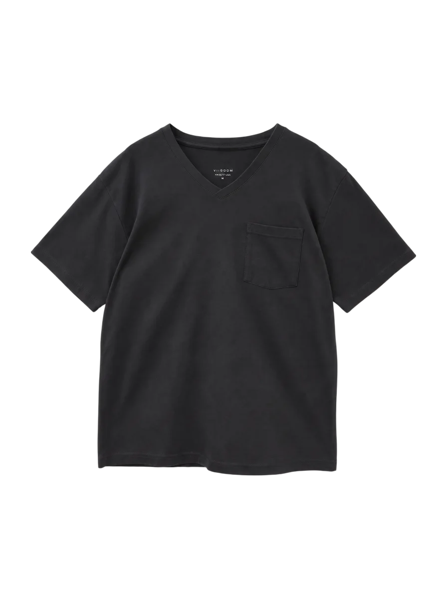 SHIPS Colors:〈接触冷感〉シルケット コットン Vネック TEE