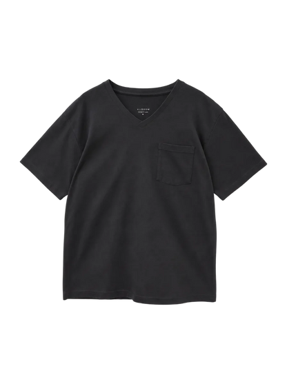 SHIPS Colors:〈接触冷感〉シルケット コットン Vネック TEE