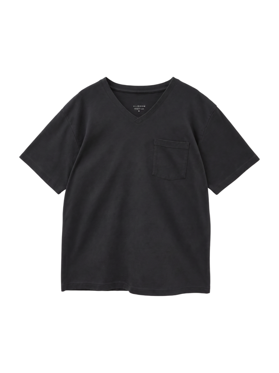 SHIPS Colors:〈接触冷感〉シルケット コットン Vネック TEE