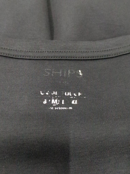 SHIPS Colors:〈接触冷感〉シルケット コットン Vネック TEE