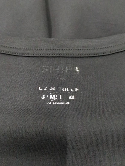 SHIPS Colors:〈接触冷感〉シルケット コットン Vネック TEE