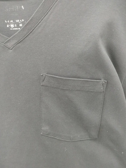 SHIPS Colors:〈接触冷感〉シルケット コットン Vネック TEE