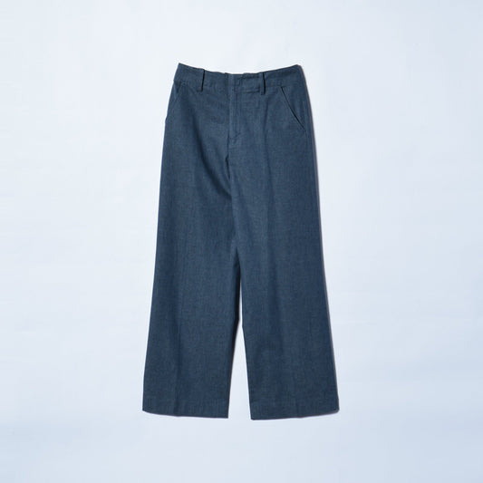 SHIPS:CTN DENIM SEMIWIDE PT