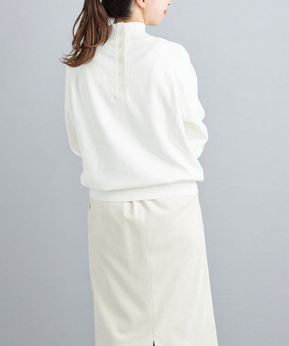 〈手洗い可能〉オーガニックコットンシルクプルオーバー