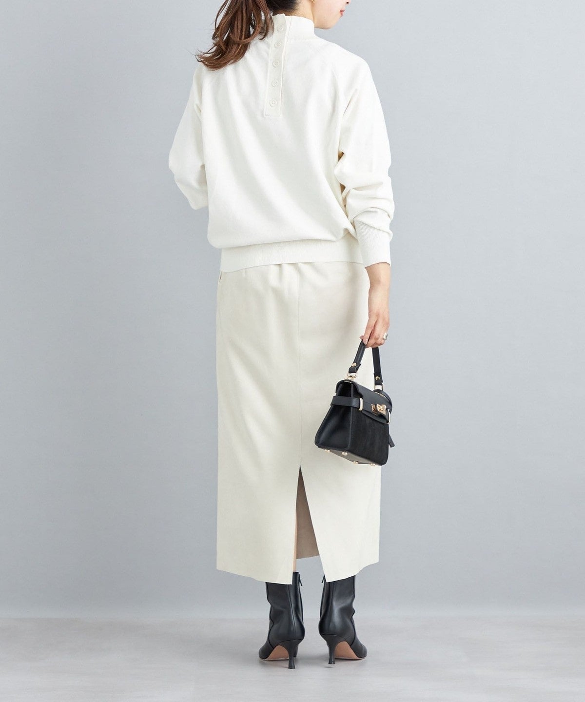 〈手洗い可能〉オーガニックコットンシルクプルオーバー