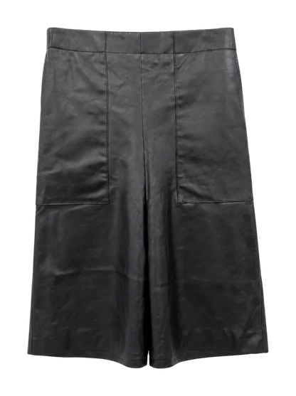 PrimaryNavyLabel:フェイクレザーショートパンツ