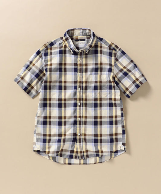 SHIPS: ペルヴィアン ピマ チェック ショートスリーブシャツ