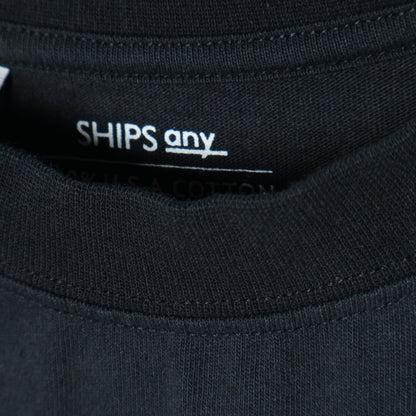 SHIPS any: USAコットン モックネックTEE