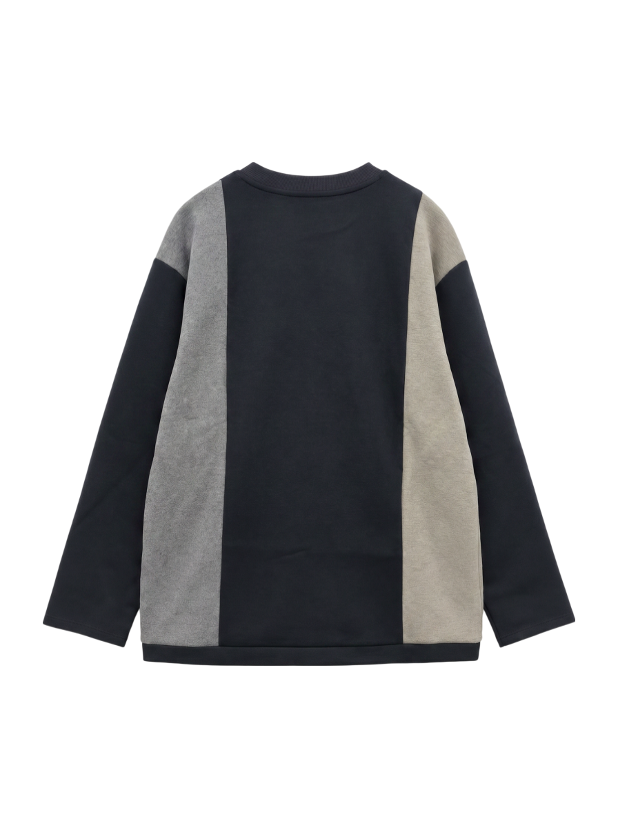 SHIPS: パネル アシンメトリー ポンチ ロングスリーブ カットソー (ロンT) 21SS
