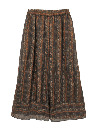 Khaju:ペイズリーストライプパンツ