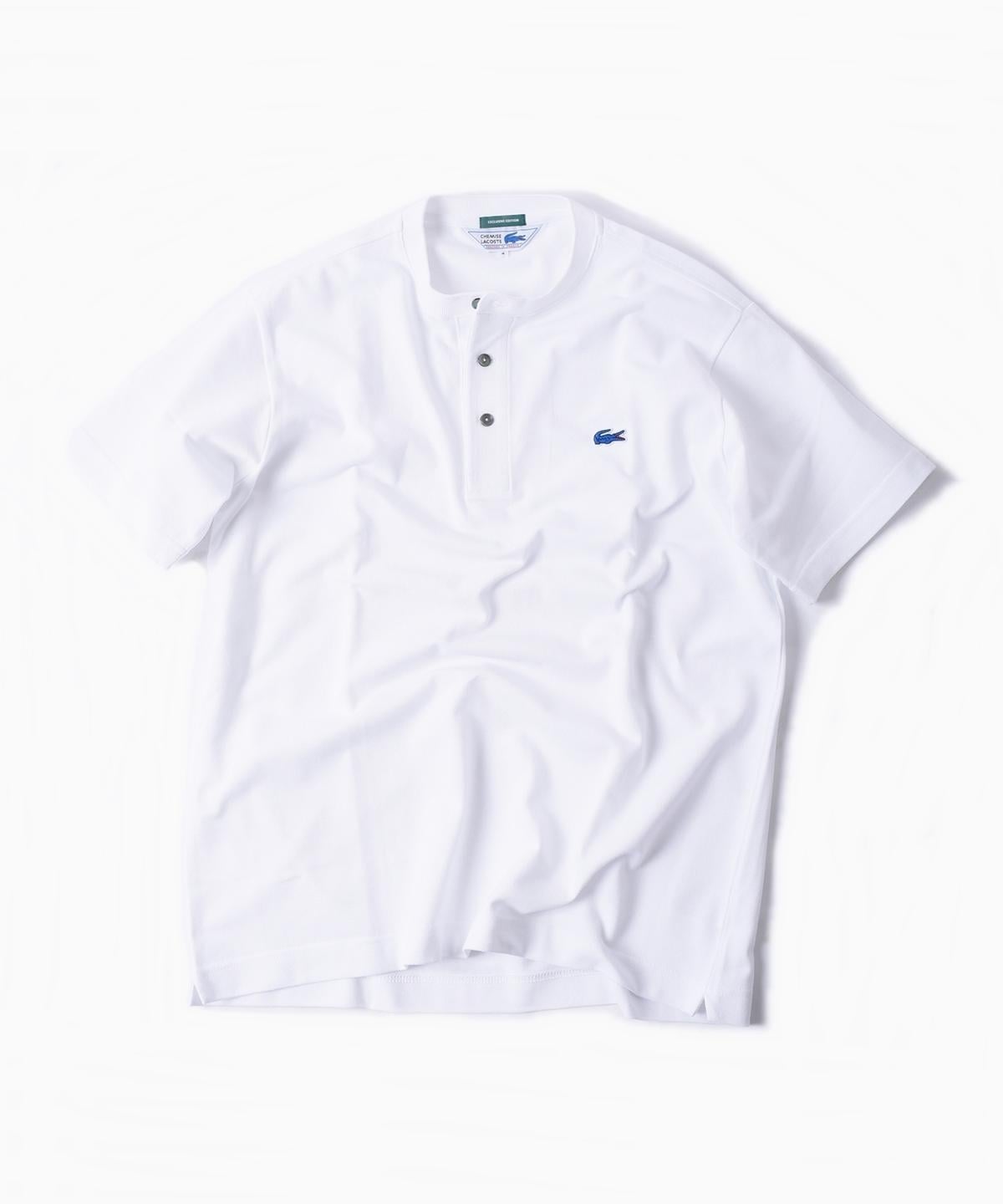 LACOSTE: 別注 カノコ ヘンリーネック Tシャツ 20SS