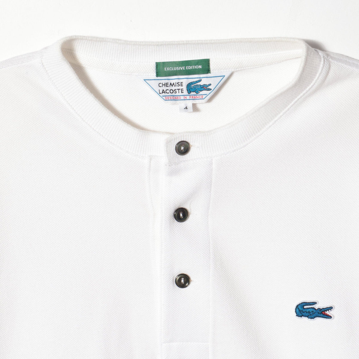 LACOSTE: 別注 カノコ ヘンリーネック Tシャツ 20SS