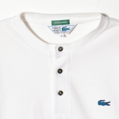 LACOSTE: 別注 カノコ ヘンリーネック Tシャツ 20SS