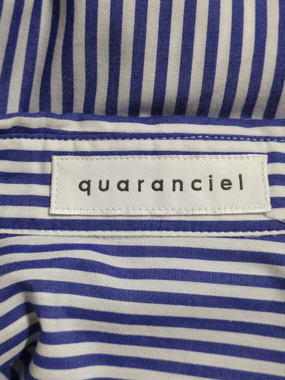 quaranciel:〈洗濯機可能〉ストライプ ワイドスリーブ シャツ