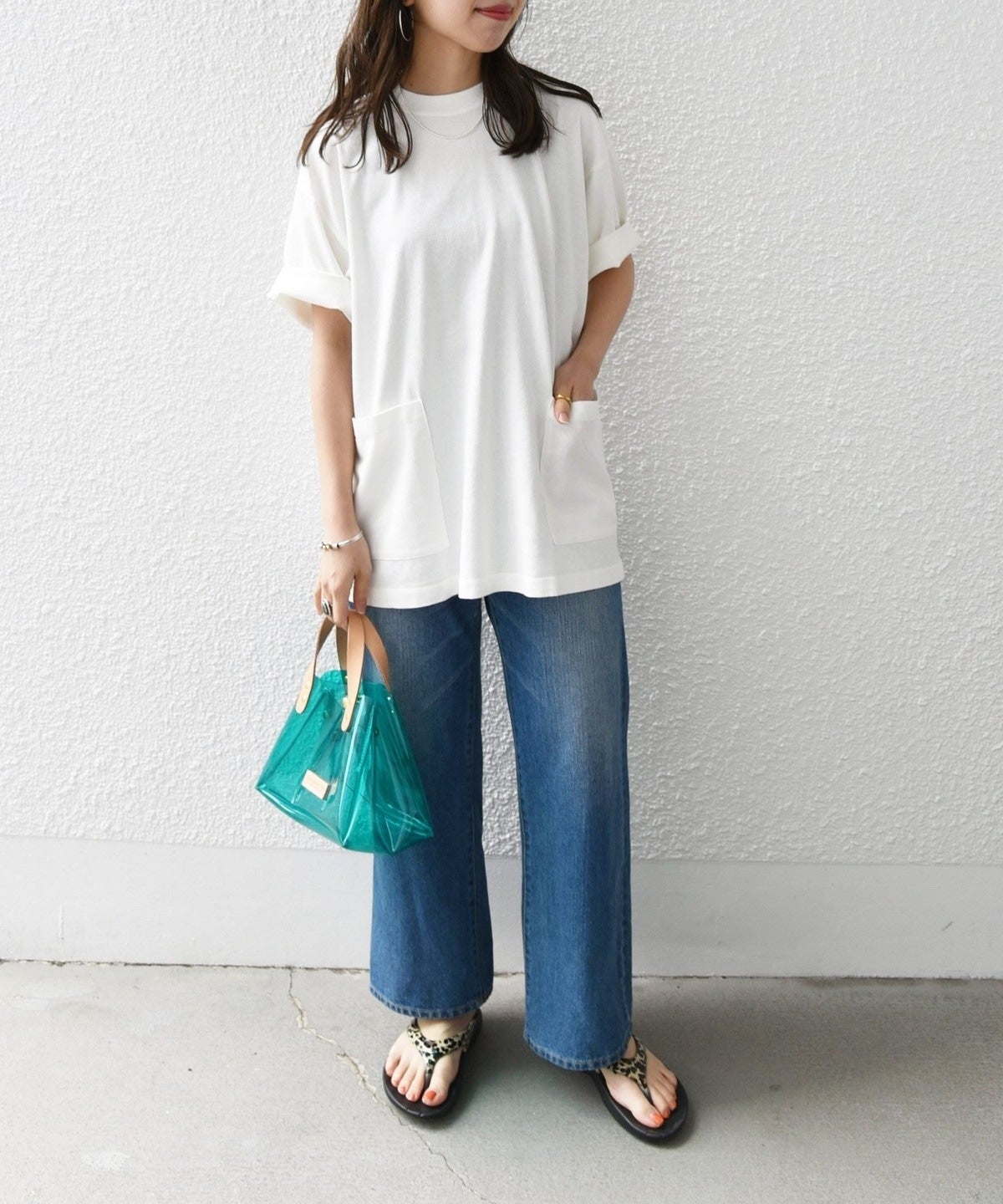 SHIPS any: "COTTON USA" 6oz オーバーサイズ キャンプポケット Tシャツ