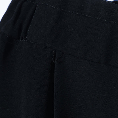 【手洗い可能】ワイドクロップドパンツ