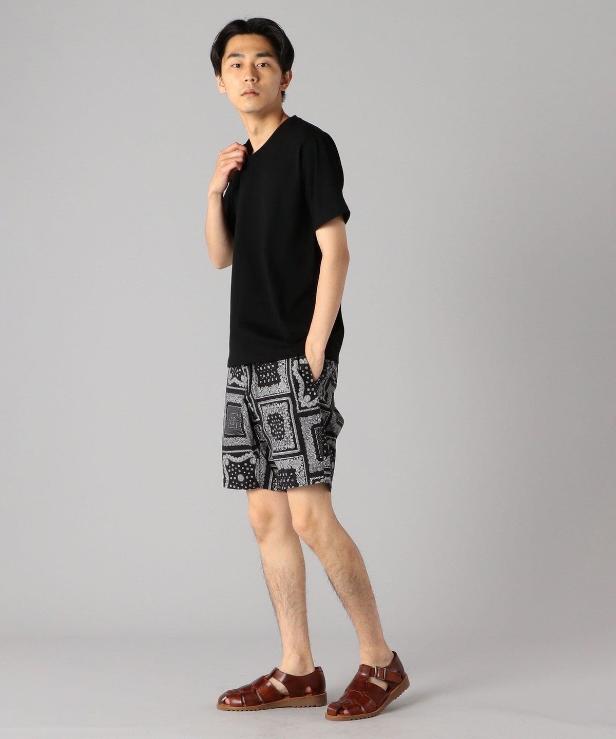 SHIPS: 抗菌・防臭 NANO-FINE（R） コットン Vネック Tシャツ
