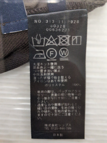 〈手洗い可能〉 麻調 タック テーパード パンツ