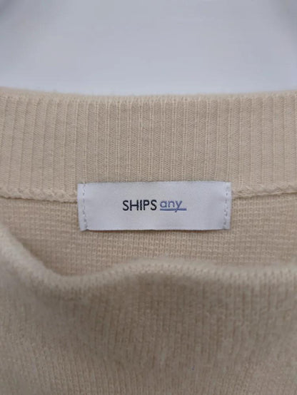 SHIPS any:〈手洗い可能〉ミラノリブ スタンドカラー ニット プルオーバー