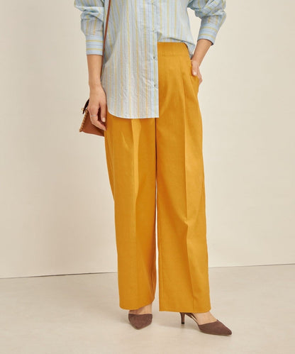 〈手洗い可能〉ドライ オックス ウエスト タック パンツ